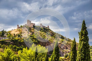 Fortress Rocca Maggiore - Assisi, Umbria, Italy