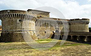 Fortress of Rocca Roveresca located in Senigallia in the Marche region in the province of Ancona. For travel and historical concep photo