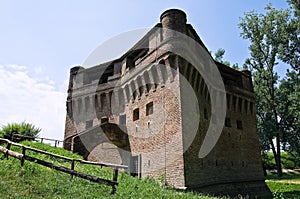 Fortress Rocca Stellata. Bondeno. Emilia-Romagna.