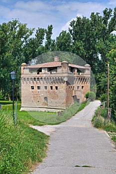 Fortress Rocca Stellata. Bondeno. Emilia-Romagna.