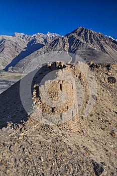 Fortress ruins in Tajikistan