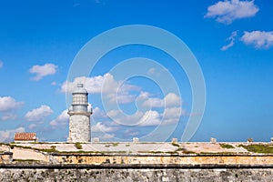 Fortress of San Carlos de la CabaÃÂ±a in Havana Cuba photo