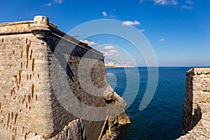 Fortress of San Carlos de la CabaÃ±a in Havana Cuba