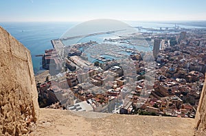 Fortress Santa Barbara, Alicante.