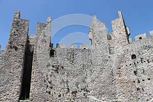 Fortress in Serbia near monastery Manasija photo