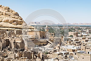 Fortress of Shali Schali the old Town of Siwa oasis in Egypt