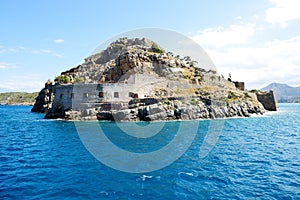 The fortress on Spinalonga Island