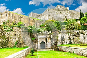 Fortress of St Mark in the centre of Corfu Town-Kerkyra, Greece