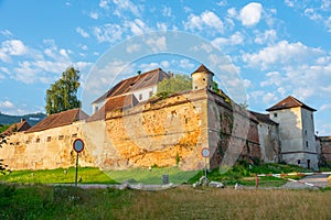 The Fortress-on-Straja in Romanian town Brasov