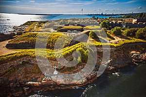 Fortress of Suomenlinna Island near Helsinki. Finland.