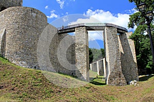 Fortress of Targu Neamt - entrance