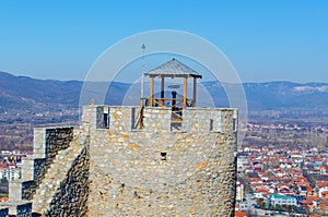 fortress of tzar samuel is nowadays in ruins. the only maintained part is outter fortification which offers great view