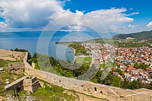 Fortress of tzar Samuel in Ohrid