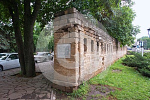 Fortress wall is a monument to the founding of Stavropol