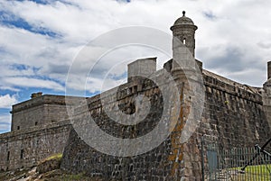 Fortress with watch tower in Spain