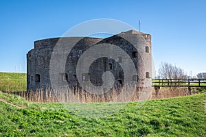 Fortress `Westbatterij` in Muiden, Netherlands