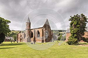 Fortrose Cathedral ruins on the Black Isle in Scotland.