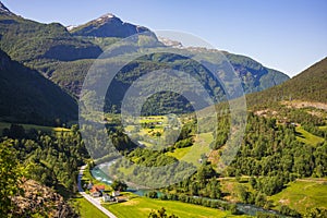 The Fortun Scenic Viewpoint photographed during a summer afternoon