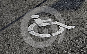 fortunately parking is reserved for these people. fracture of the spine leg spinal cord injury without barriers