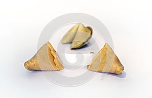 Fortune cookies with blank paper