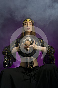 Fortune-teller with Crystal Ball