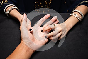 Fortune Teller`s Hands