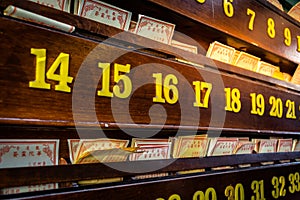 Fortune telling papers for fortune sticks