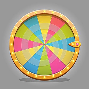 Fortune wheel design element