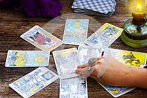 Fortunetelling with Tarot cards