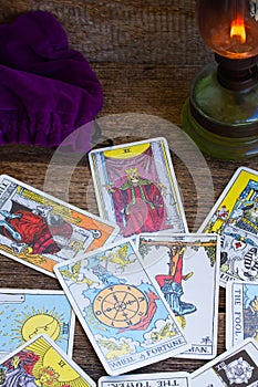 Fortunetelling with Tarot cards