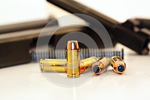 Forty caliber bullets