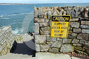 Forty Steps on Cliff Walk, Newport, Rhode Island