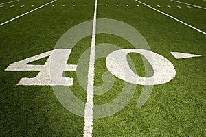 Forty yard line