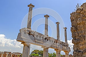 Forum, archeological site of Pompeii, Italy