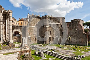 The Forum of Augustus Foro di Augusto. Imperial forums of Rome,