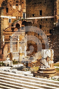 Forum of Augustus Foro di Augusto in Rome photo