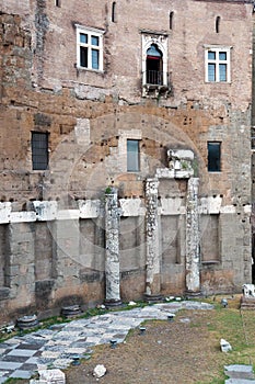 The Forum of Augustus in Rome, italy