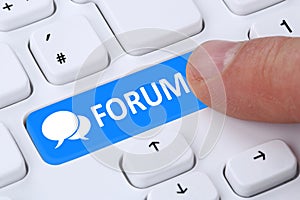 Forum communication community internet blog media discussion