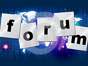 Forum Forums Means Social Media And Communication photo