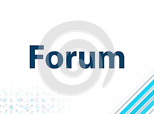 Forum Modern Flat Design Blue Abstract Background