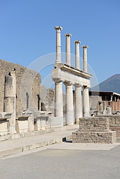 Forum at Pompeii, Ruins - Italy