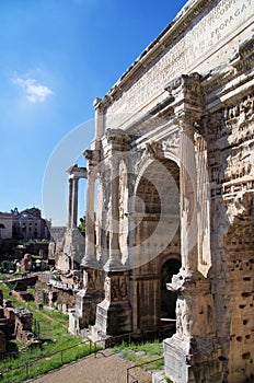 Arch of Septimius Severus Rome photo