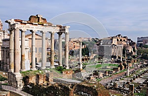 Forum Romanum: Temple of Saturn