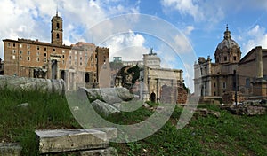 Forum was the center of day-to-day life in Rome