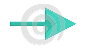 Forward Arrow Icon: Direction, Progress, Next Step, Movement Symbol vector design Generative AI