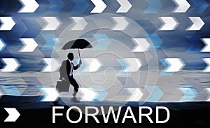 Forward Change Ahead Development Concept