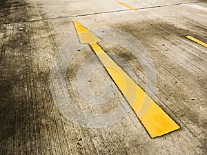 Forward igns on the road Forward and right signs on the road