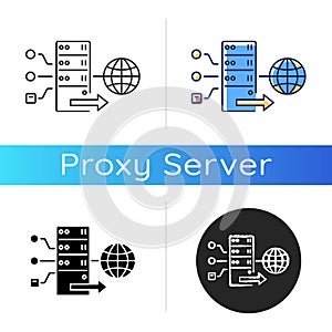 Forward proxy icon