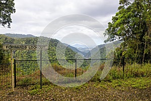 Forwards Lookout on the Kuranda Scenic Railway