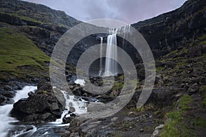 Fossa waterfall, Faroe Islands